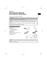 Hitachi CP-S335 series User guide