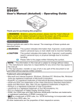 Hitachi CP-WX625 User manual