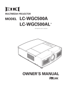 Eiki LC-WGC500LA User manual