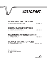 VOLTCRAFT VC880 Owner's manual