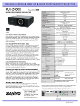 Sanyo PLV-Z4000 Specification