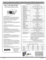 Sanyo PLC-XT25 Quick start guide