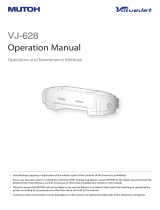 MUTOH VJ-628 ValueJet Operating instructions