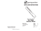 Guardian Technologies UV-C Mini Sanitizer Wand: Model LW9 Owner's manual