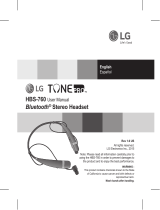 LG HBS-760 User manual