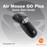 Gyration Air Mouse GO Plus Quick start guide