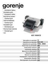 Gorenje KR1800CE Owner's manual