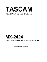 Tascam MX-2424 Operational Tutorial