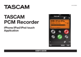Tascam PCM Recorder User manual