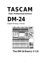 Tascam DM-24 User manual