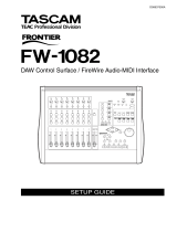 Tascam FW­1082 Setup Manual