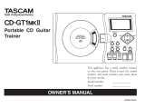 Tascam CD-GT1mkII Owner's manual