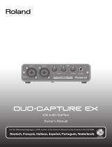 Roland Duo - capture EX EX Owner's manual