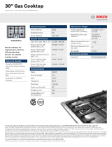 Bosch NGM5055UC Dimensions Guide