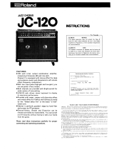Roland JC-120 Owner's manual