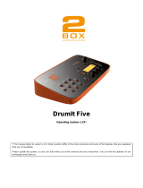 2box DrumIt Five User manual