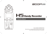 Zoom H5 Operating instructions