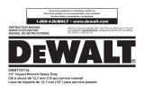 DeWalt DWMT70773 Heavy-Duty 1/2-in Pneumatic  Owner's manual