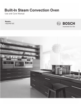 Bosch Benchmark HSLP751UC Owner's manual