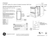 GE PT9550SFSS Dimensions Guide