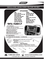 Metra Electronics 95-5817 User manual
