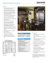 Sub-Zero BI-48SD/O Reference guide