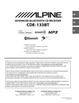 Alpine CDE-133BT User manual
