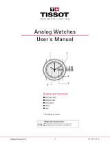 Tissot Analog Watches User manual