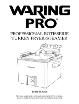 Waring TF200 Turkey Fryer/Steamer User manual