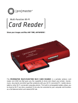 Promaster Multifunction WiFi Card Reader Owner's manual