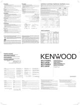 Kenwood KFC-P509PS Owner's manual