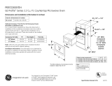 GE PEB7226SFSS dimensions and installation information