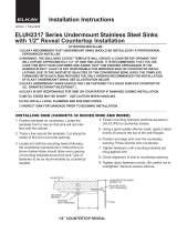 Elkay VBTHD38 User manual