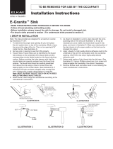 Elkay ELGU13322WH0 Installation guide