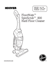 Hoover H3060 - FloorMate SpinScrub 800 Wet Dry Vacuum User manual