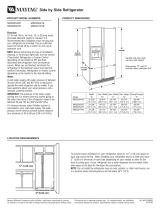 Maytag MSD2552VE Product Dimensions