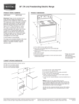 Amana MER7765W Product Dimensions