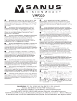 Sanus VMF220 User manual