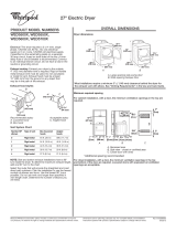 Whirlpool MEDX500XW User manual