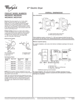 Whirlpool WED5600XW User manual