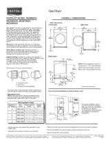 Maytag MGD6000X Product Dimensions