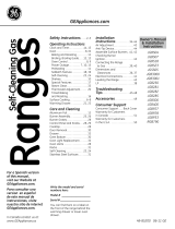 GE JGBS23DETCC Owner's manual