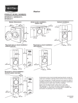 Whirlpool MHWE301Y Series Dimension Manual