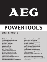AEG KH 24 E Owner's manual