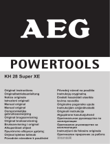 AEG KH 28 SUPER XE Owner's manual