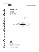 Zephyr ZGE-E36AS User manual