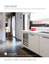 U-Line Wine Captain 2218WC User manual