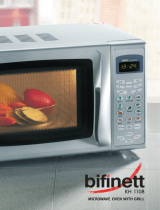 Bifinett KH 1108 MICROWAVE OVEN WITH GRILL User manual