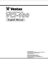 Vestax VCI-100 User manual