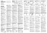 Sony WM-EX372 Operating instructions